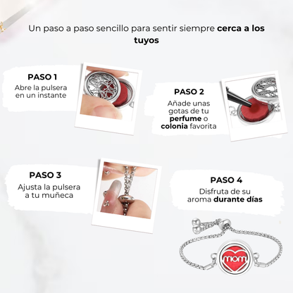 Pulsera con esencia aromática