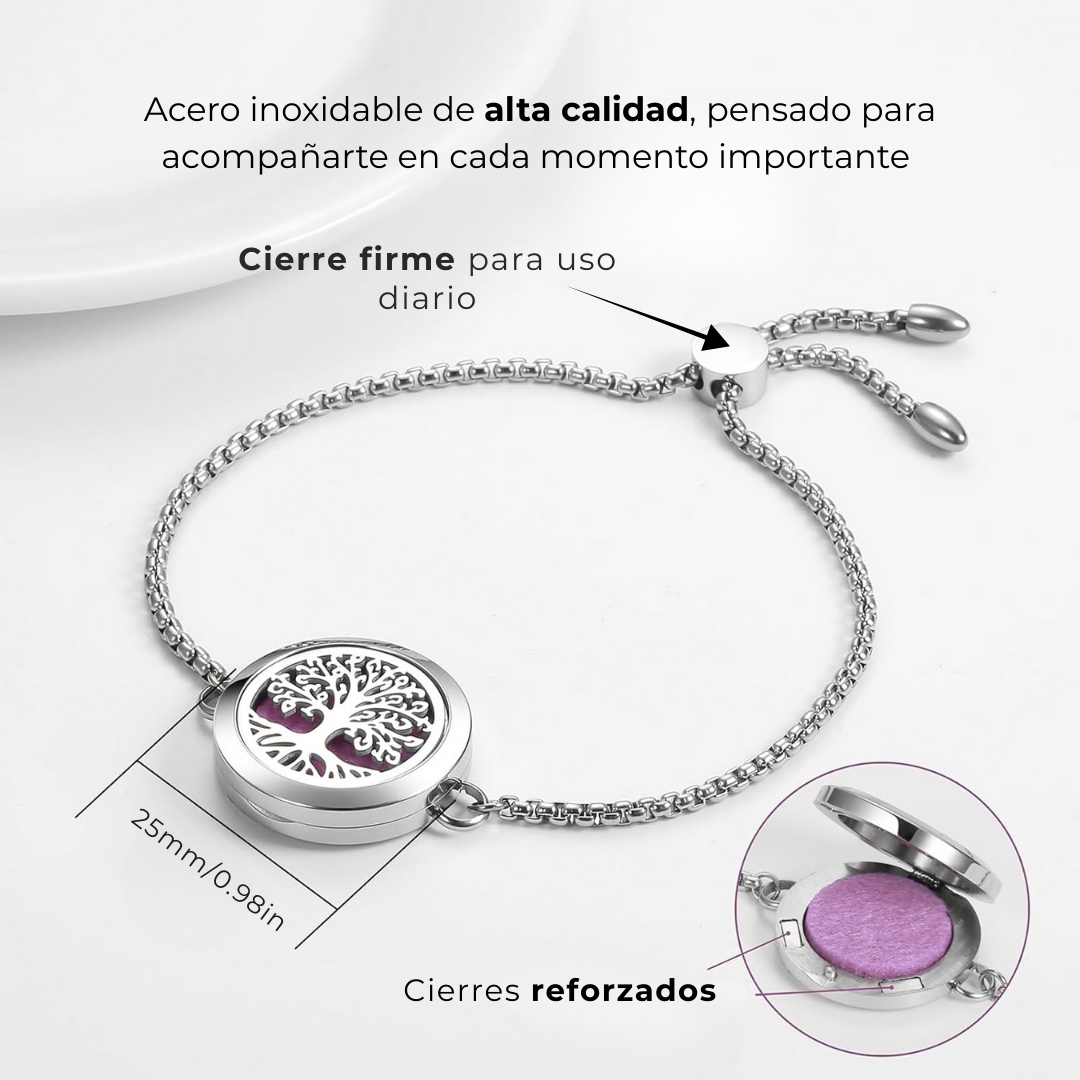 Pulsera con esencia aromática