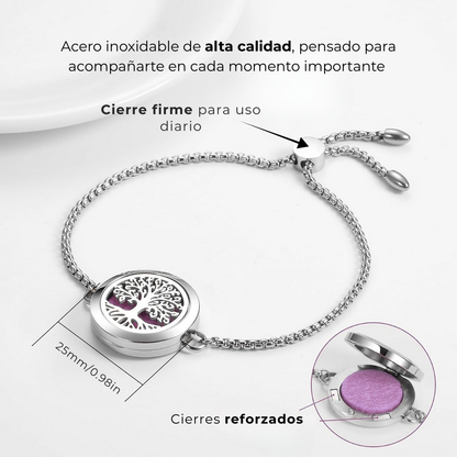 Pulsera con esencia aromática