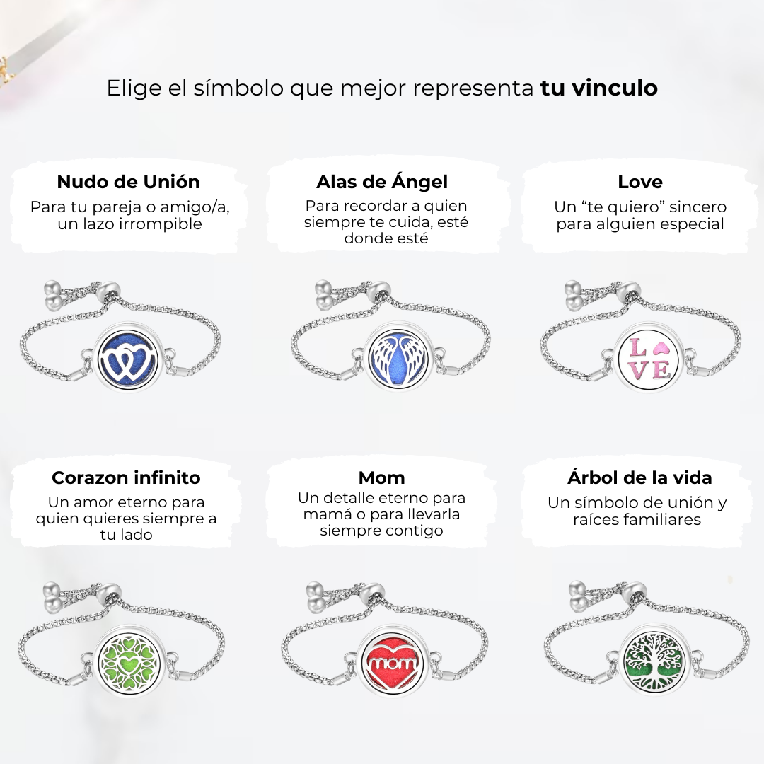 Pulsera con esencia aromática